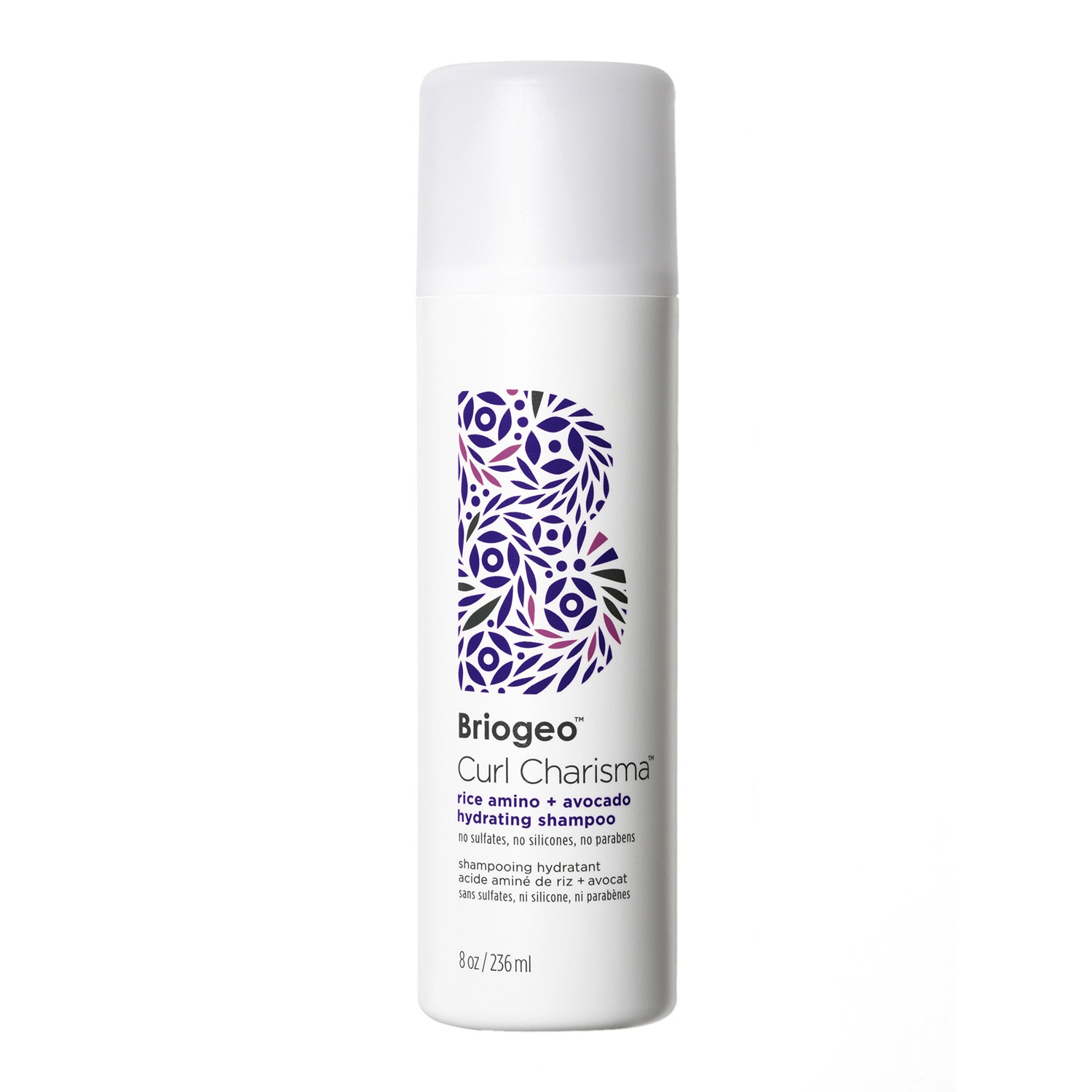 CURL CHARISMA™ RICE AMINO + AVOCADO HYDRATING SHAMPOO 8OZ (SHAMPOO HIDRATANTE DE ARROZ AMINO + AGUACATE)